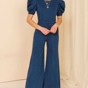 Flying tomato denim Jumpsuit
